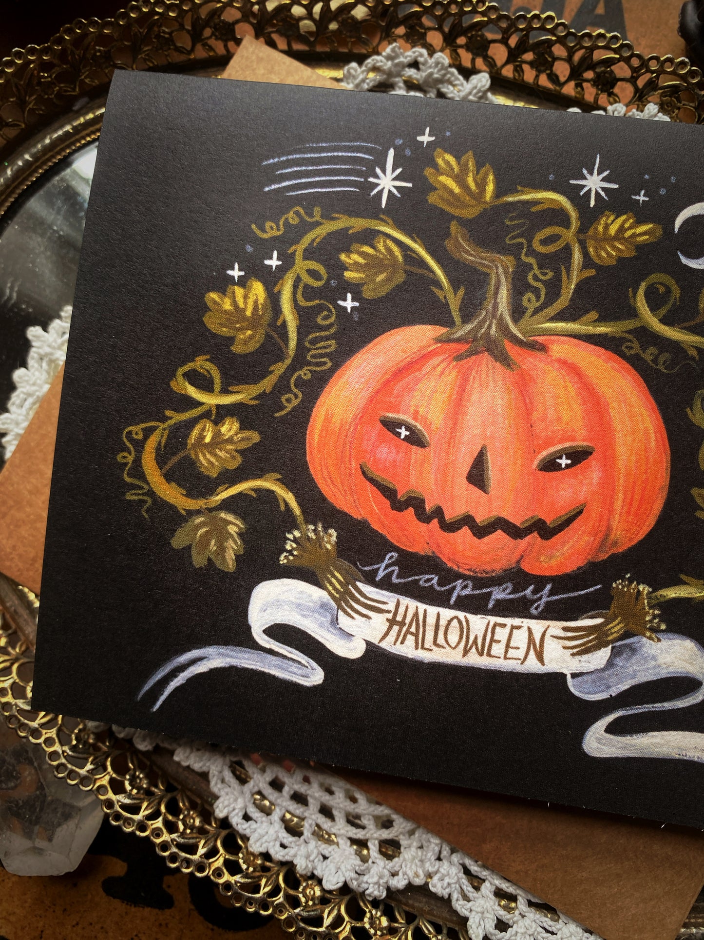 The Whole Pumpkin Patch ✦ Halloween Card Collection ✦ Set of 3