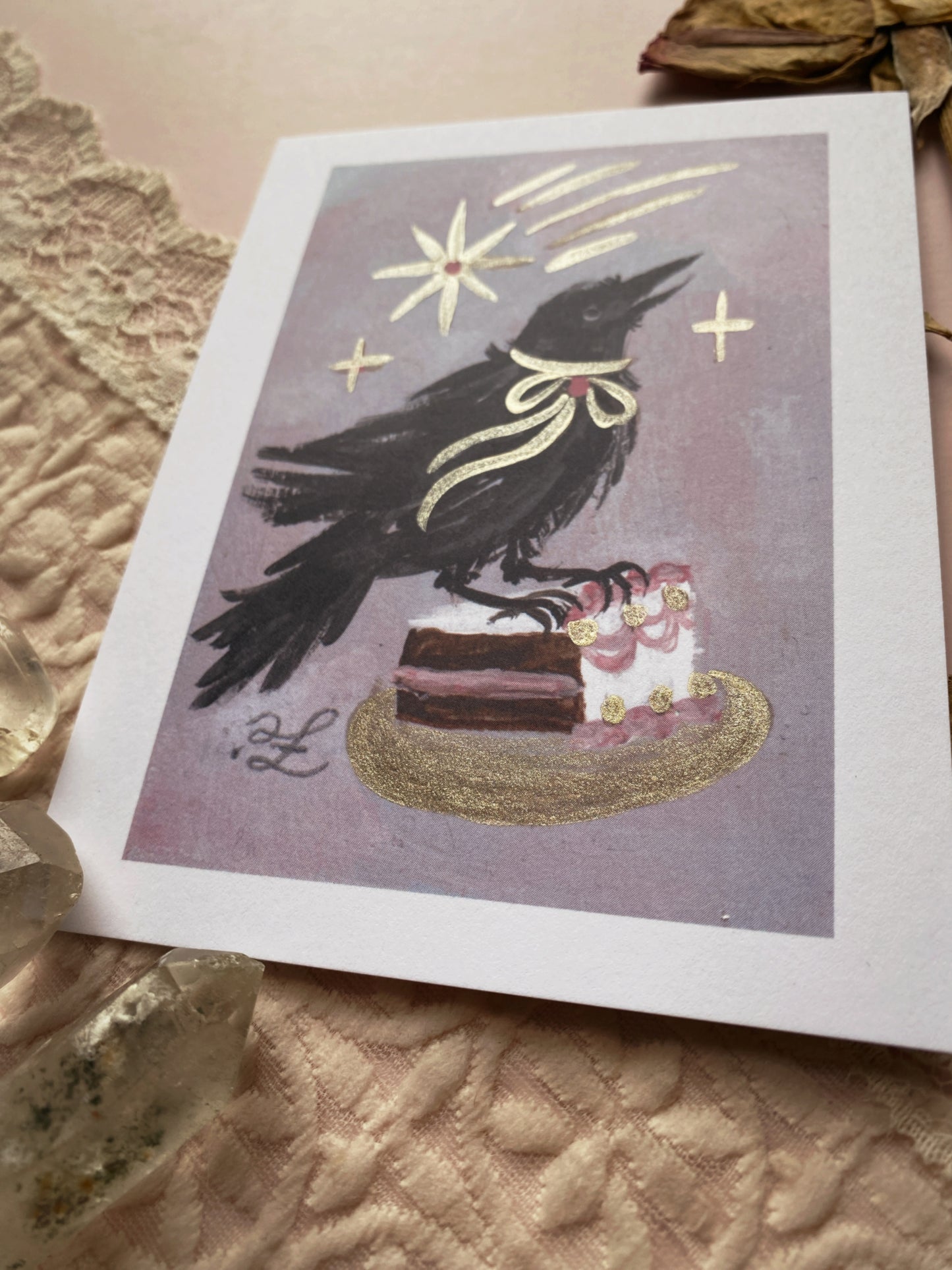 Takes The Cake! ✦ Limited Edition Illuminated 4.25x5.5 Art Print