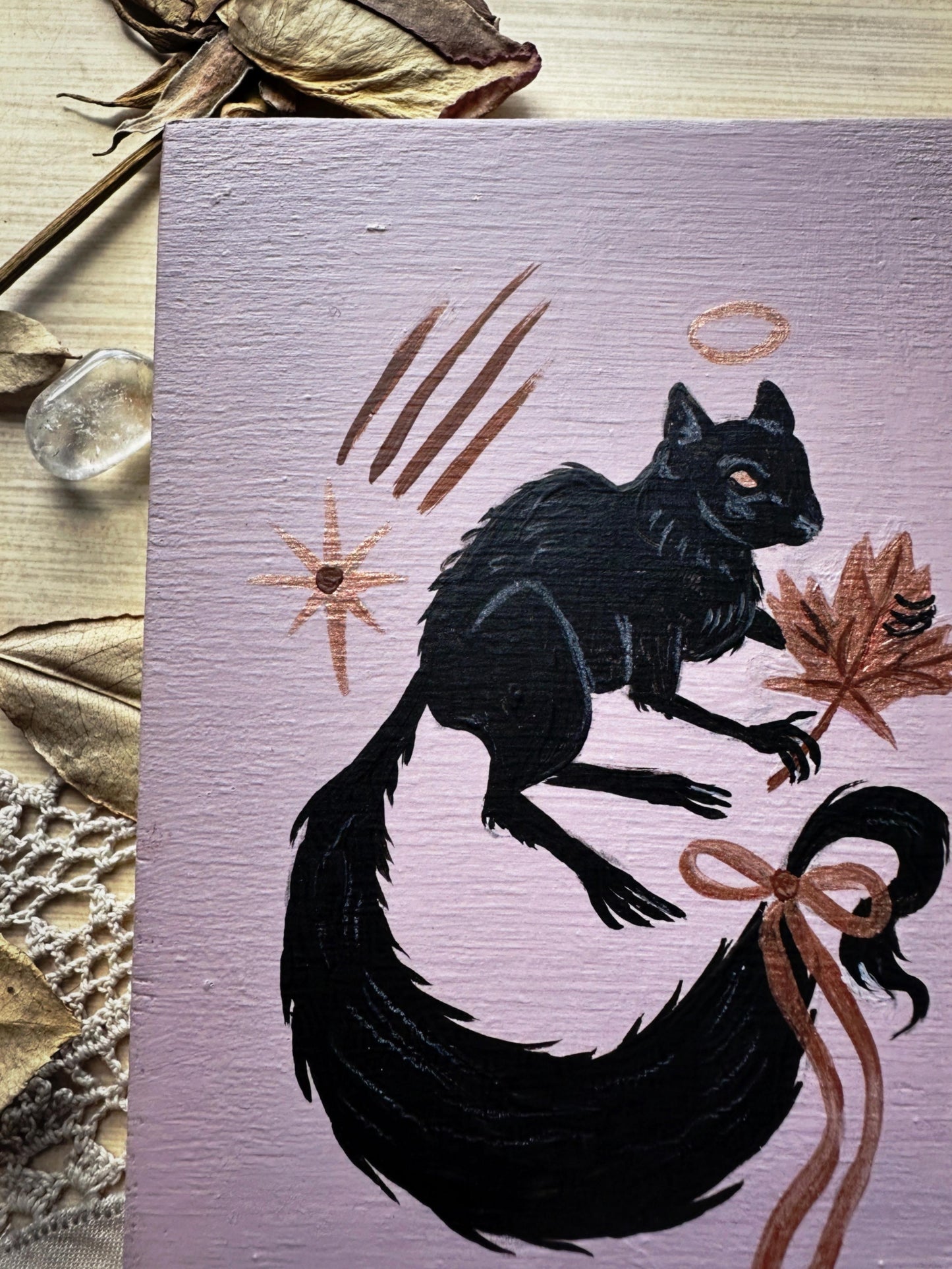 Spooky Omen🎃 Original Drawlloween Painting