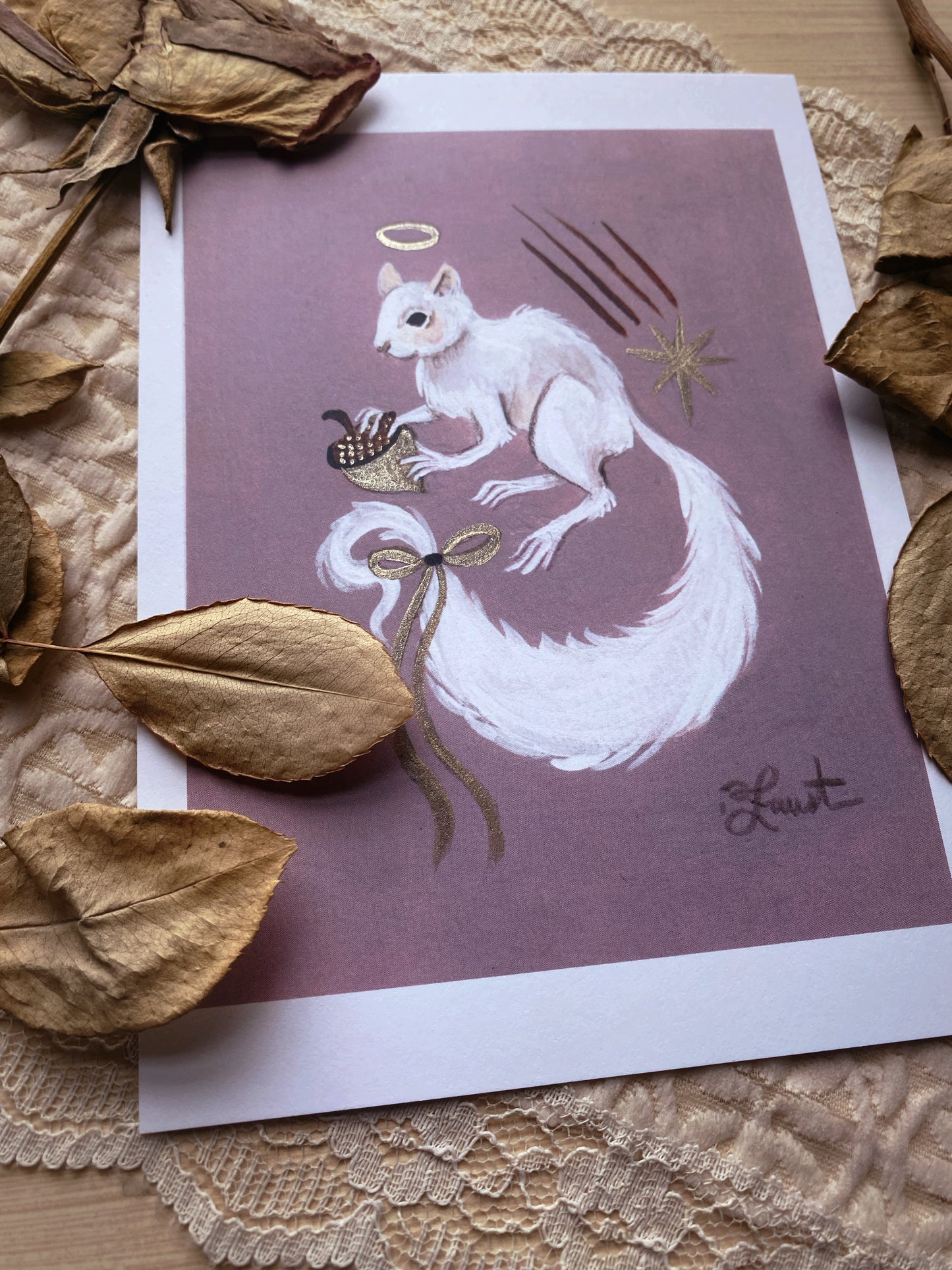 Good Omen - Limited Edition Illuminated 5x7 Art Print