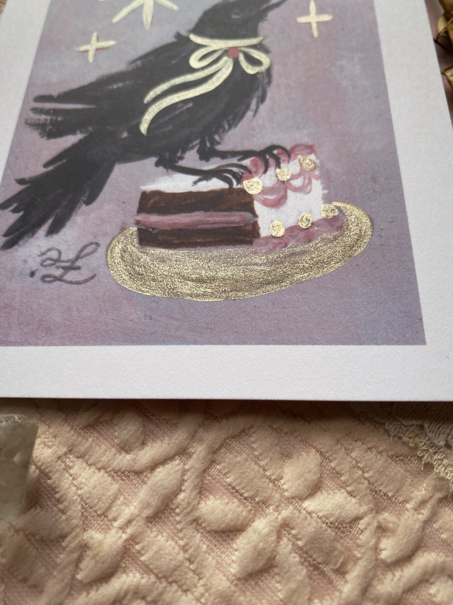 Takes The Cake! ✦ Limited Edition Illuminated 4.25x5.5 Art Print