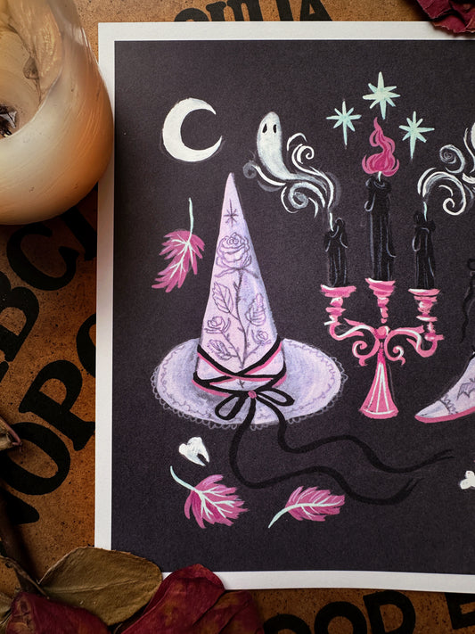 Lilac Witch ✦ 8x8 Art Print