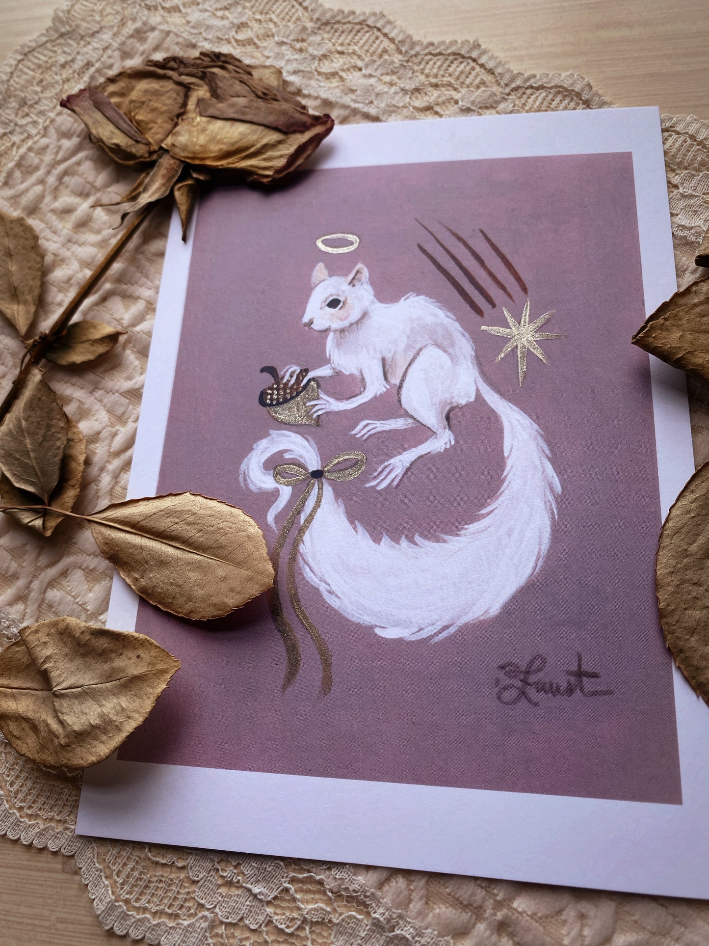 Good Omen - Limited Edition Illuminated 5x7 Art Print