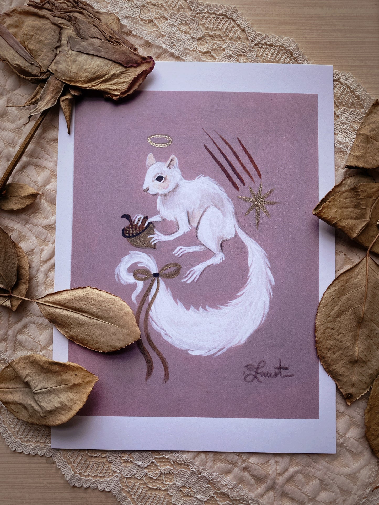 Good Omen - Limited Edition Illuminated 5x7 Art Print