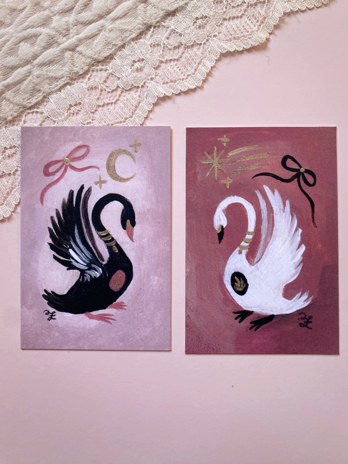 Dark & Dreamy Mini Illuminated Prints🖤🥀 - Limited Edition Set of 8