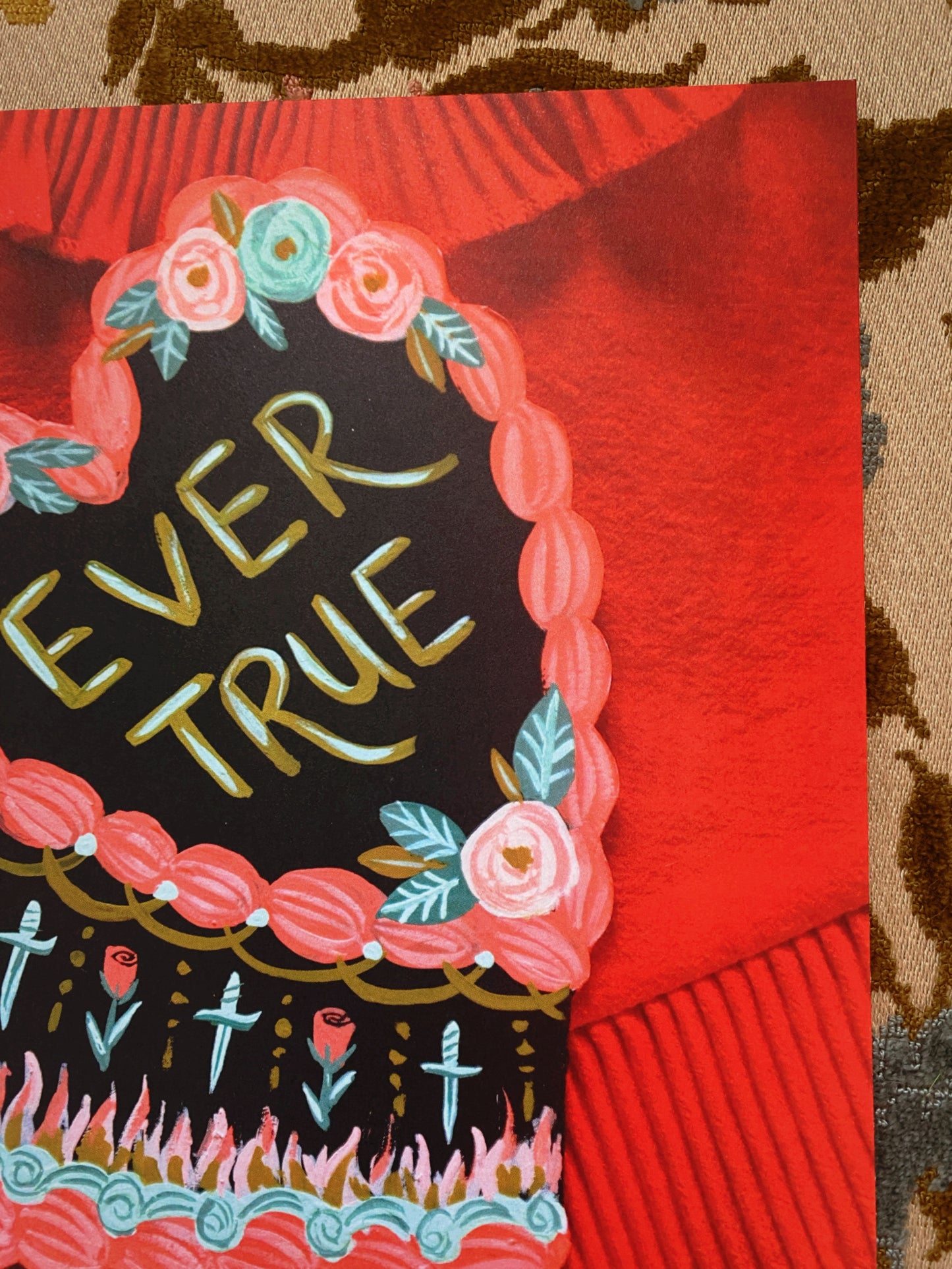 Ever True Cake - 8x8 Art Print