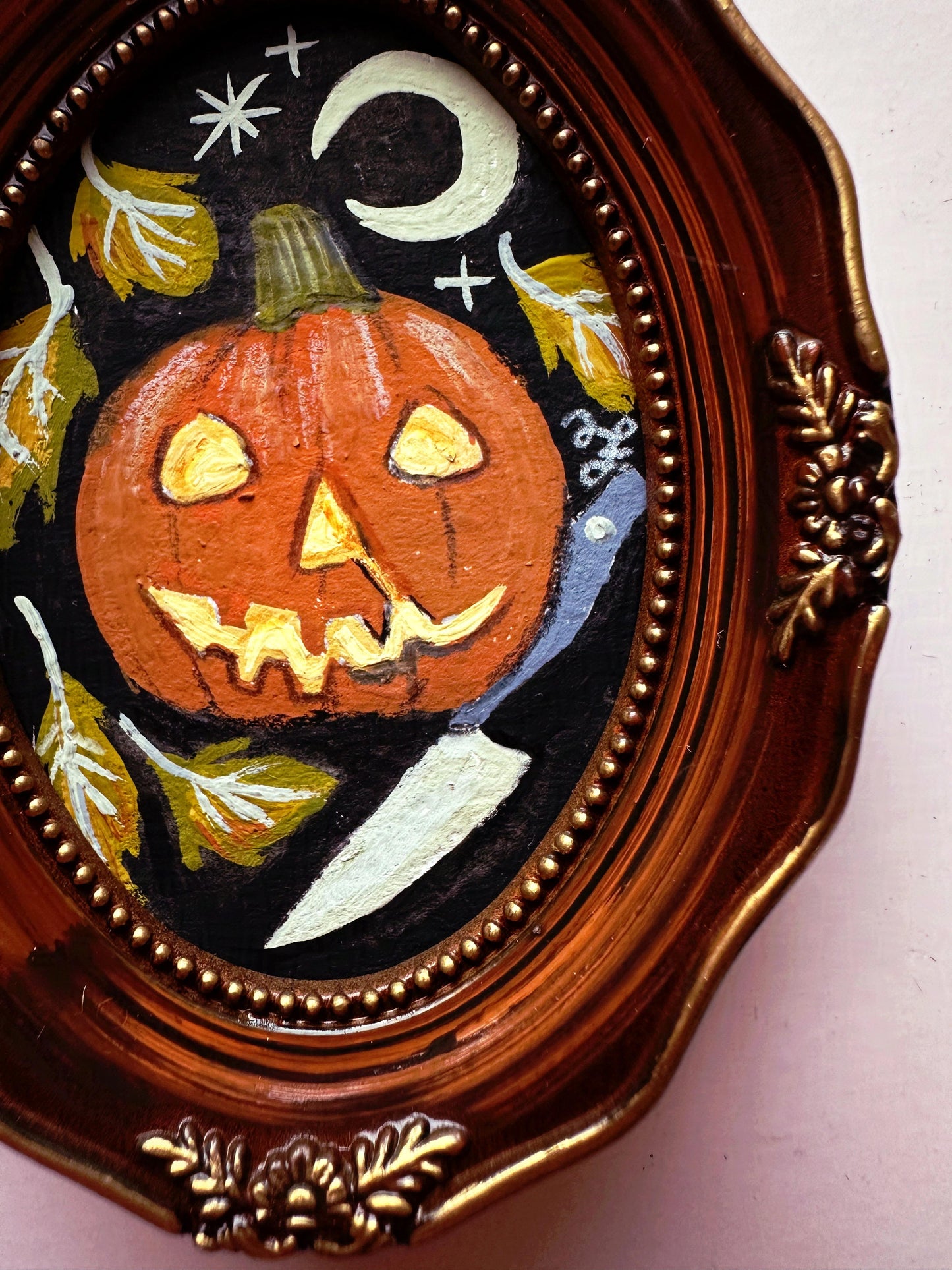 Halloween, 1978 🎃 Framed Mini Original Drawlloween Painting