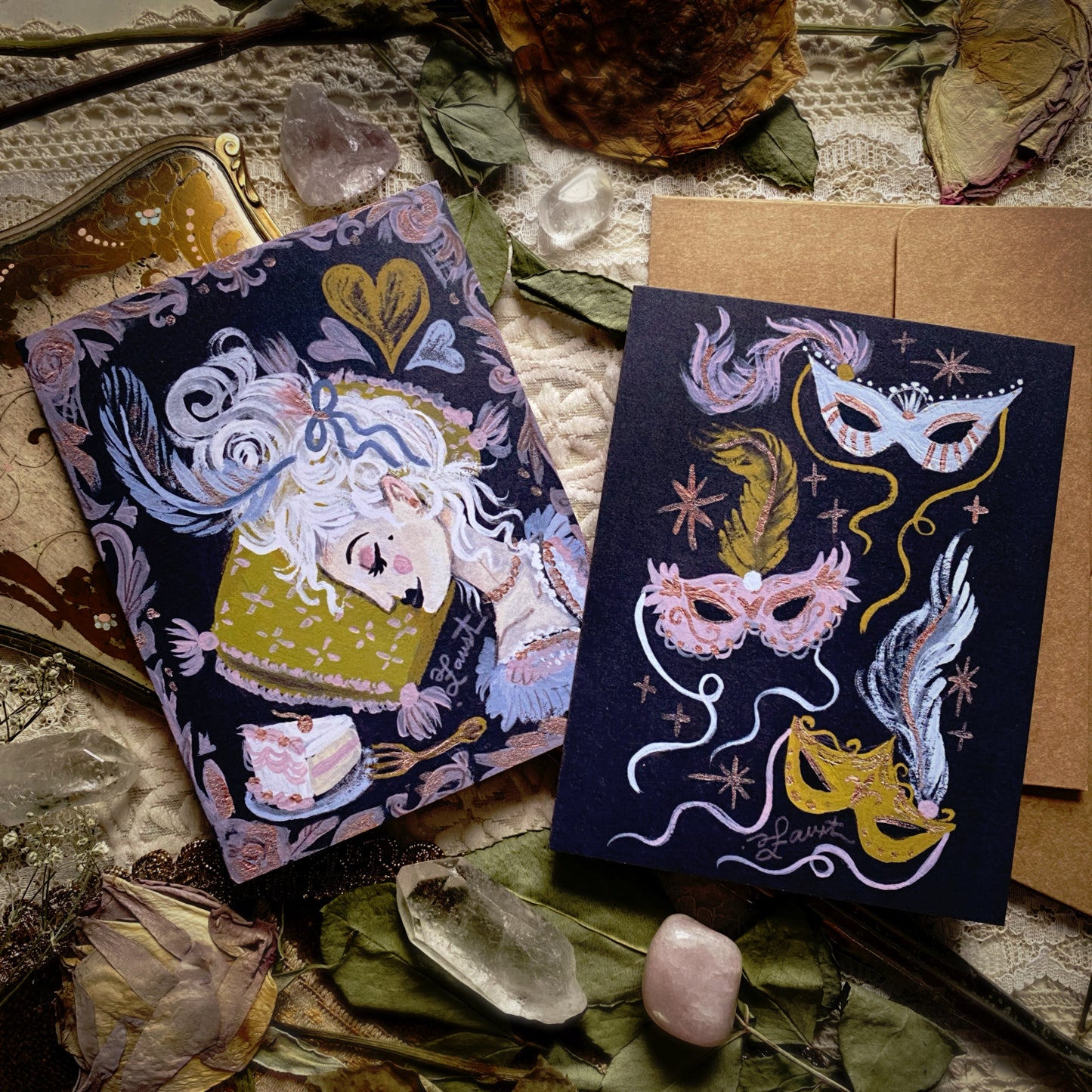Baroque Daydreams Card Collection - Set of 2
