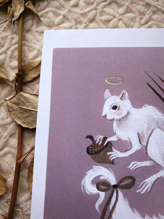 Good Omen ✦ Limited Edition Illuminated 5x7 Art Print