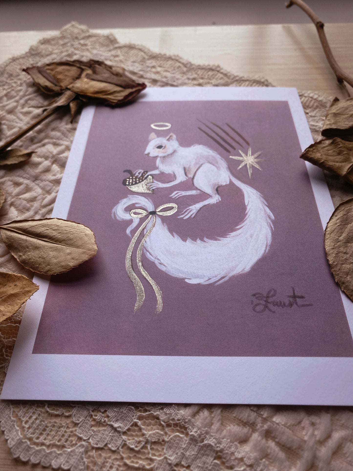 Good Omen - Limited Edition Illuminated 5x7 Art Print