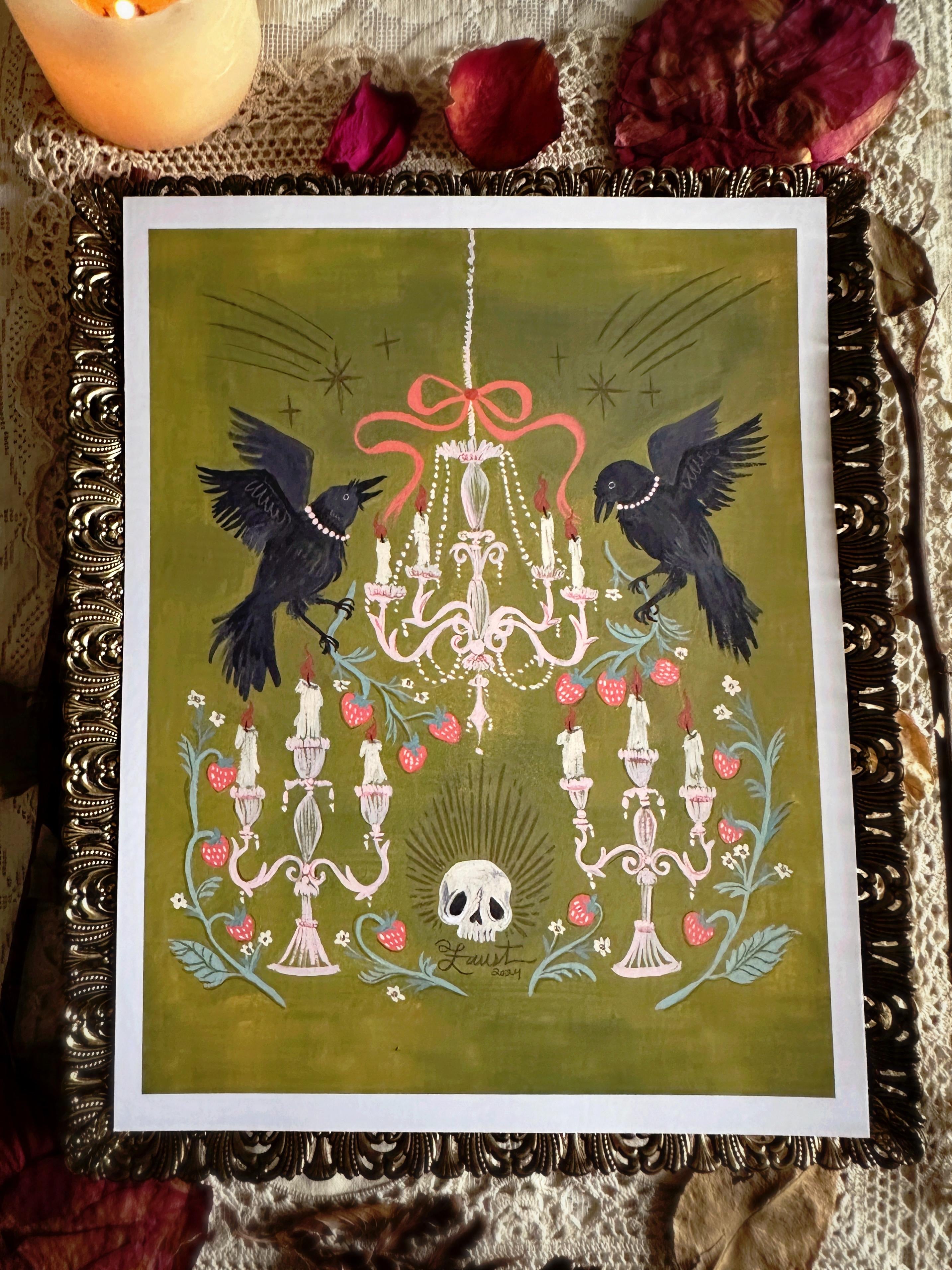 Decadence, Decay & The Longest Day ✦ 8.5x11 Art Print – Olivia Faust