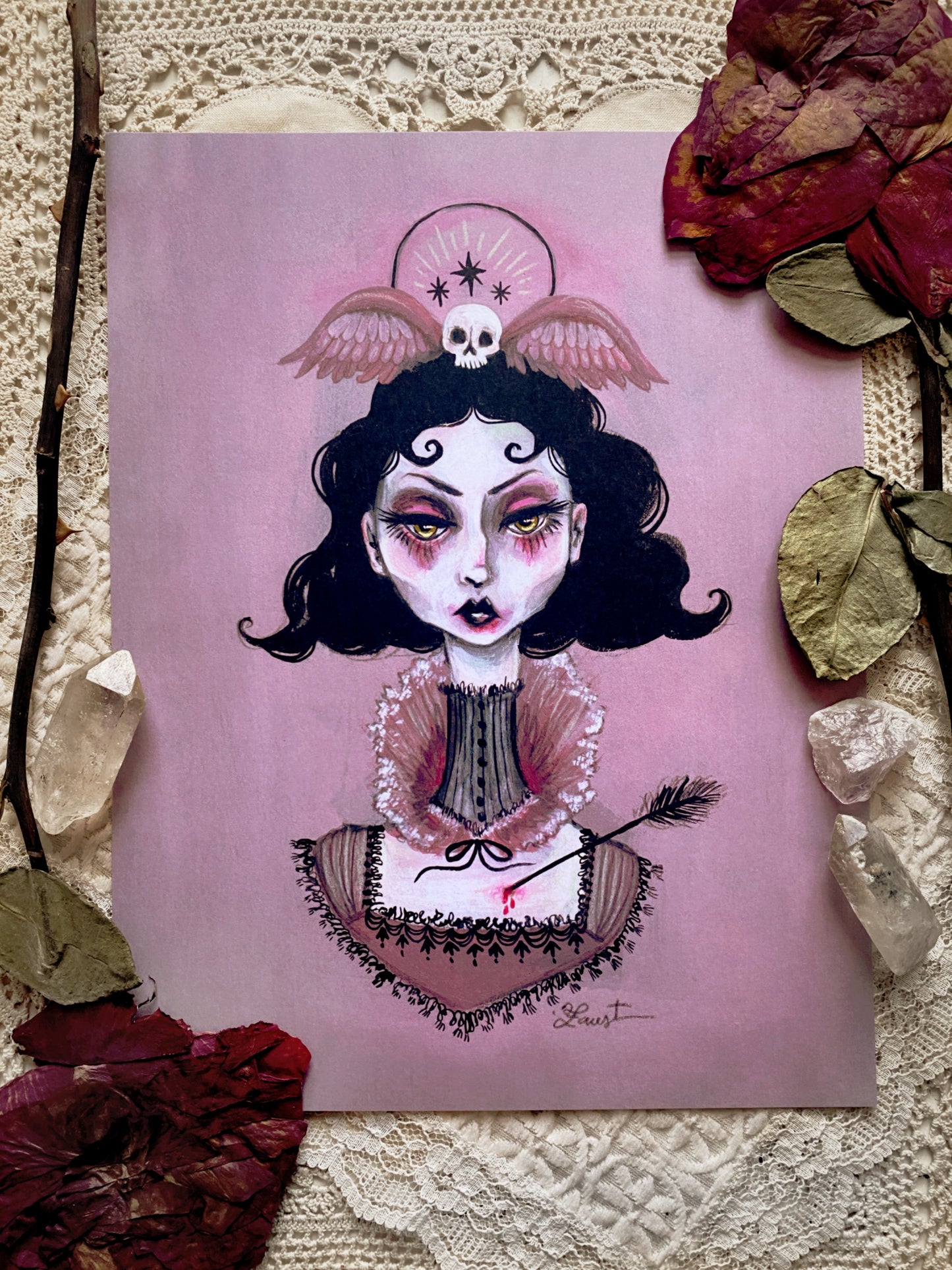 Cupid Countess - 8.5x11 Art Print