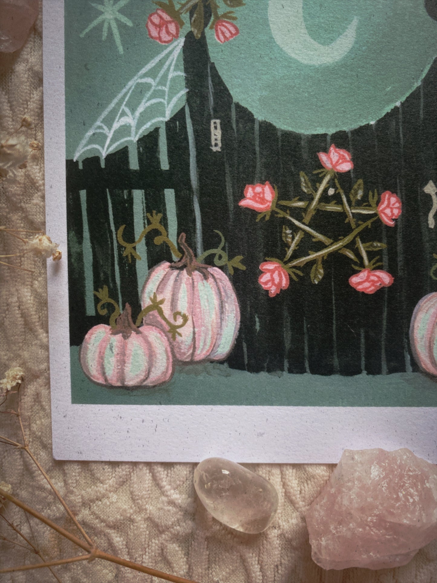 The Witch's Garden Gate - 5x7 Art Print