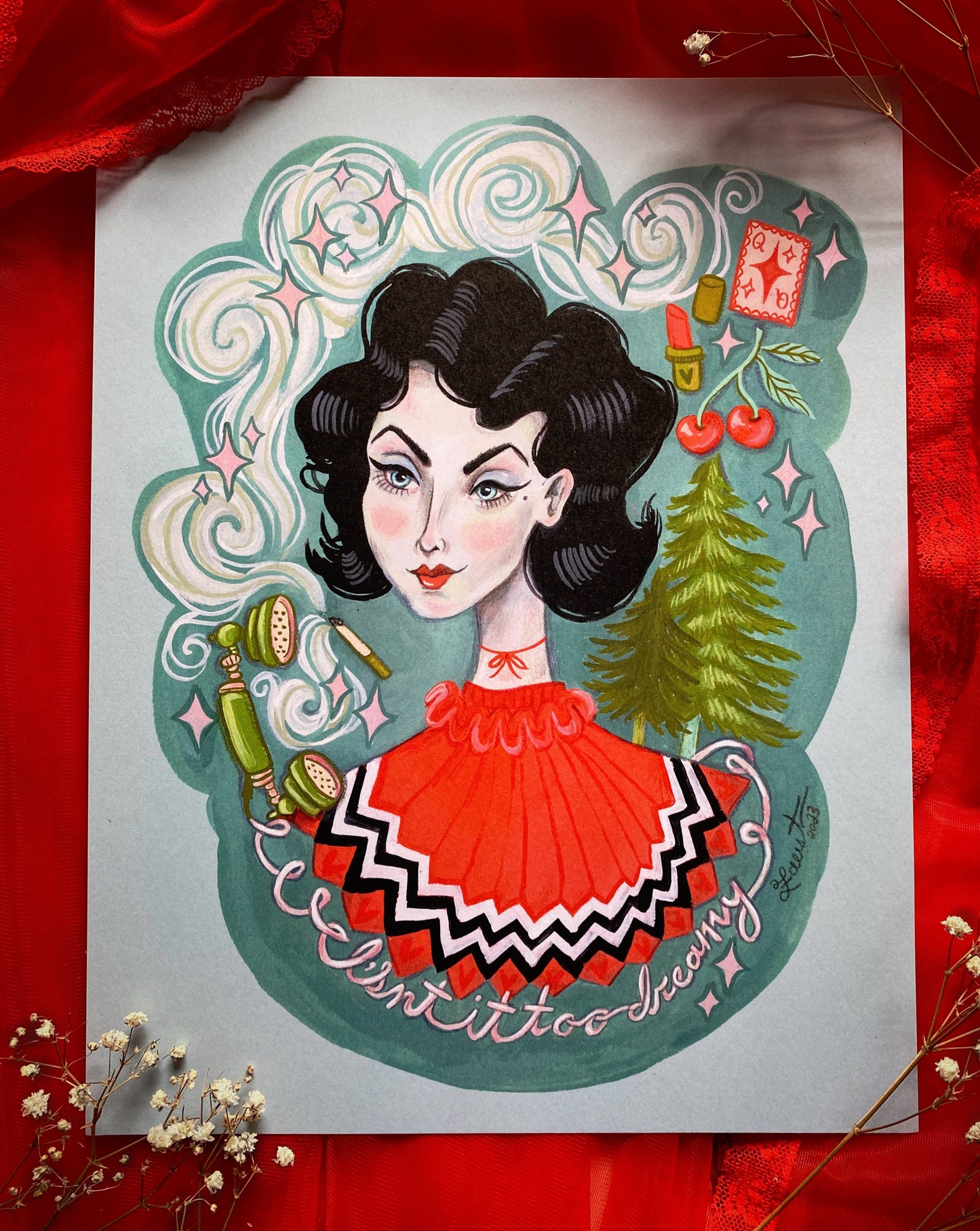Audrey Horne - 8.5x11 Art Print
