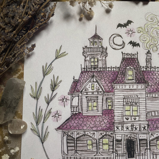 Practical Magic Victorian ✦ 8x8 Art Print