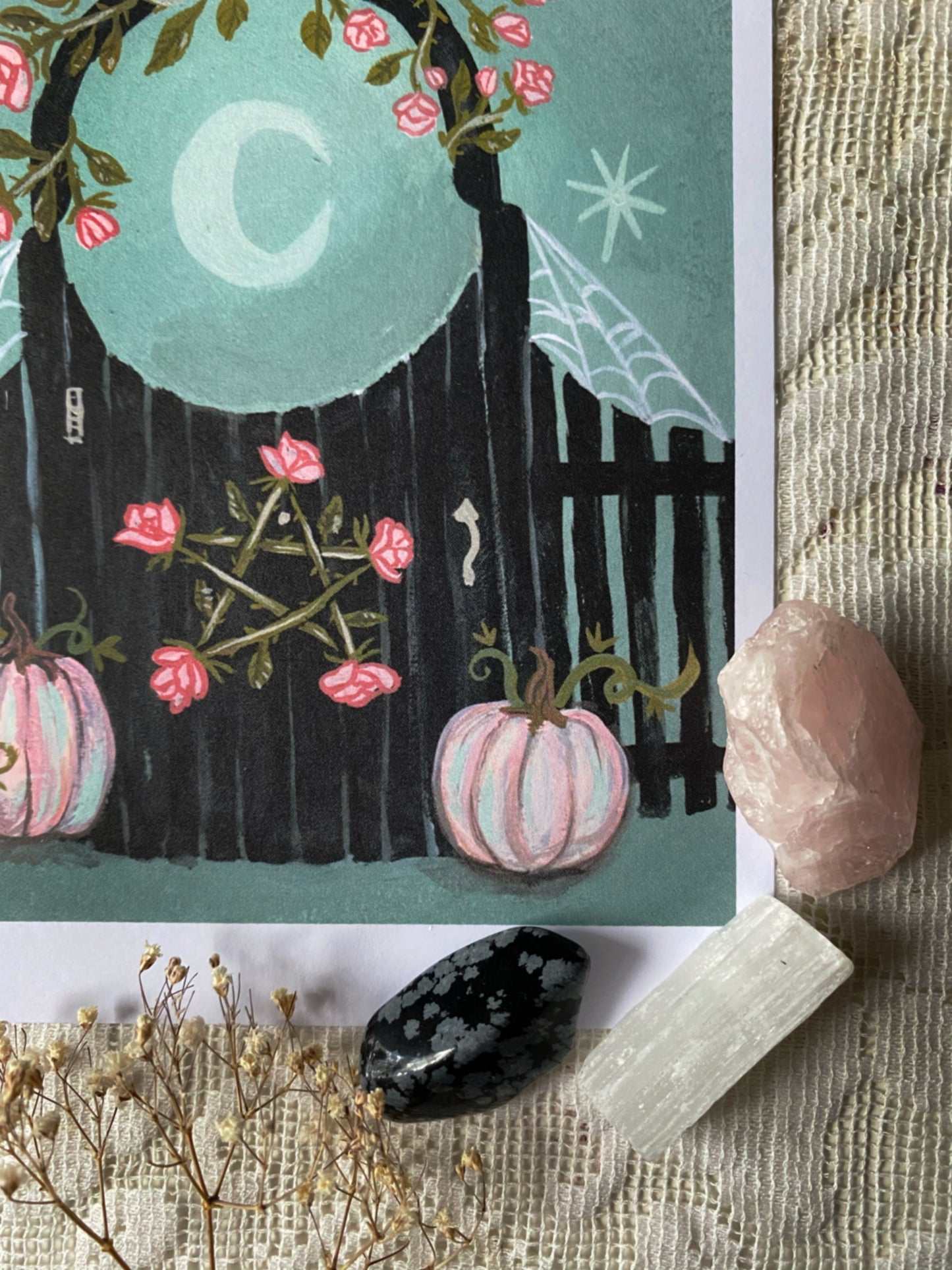 The Witch's Garden Gate - 5x7 Art Print