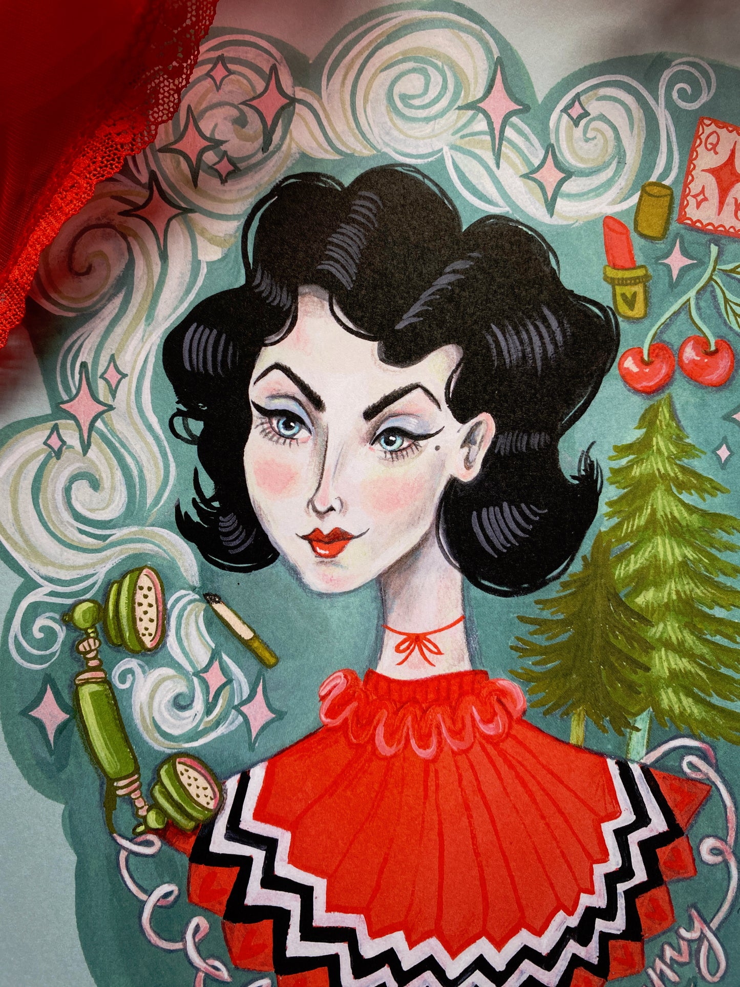 Audrey Horne - 8.5x11 Art Print