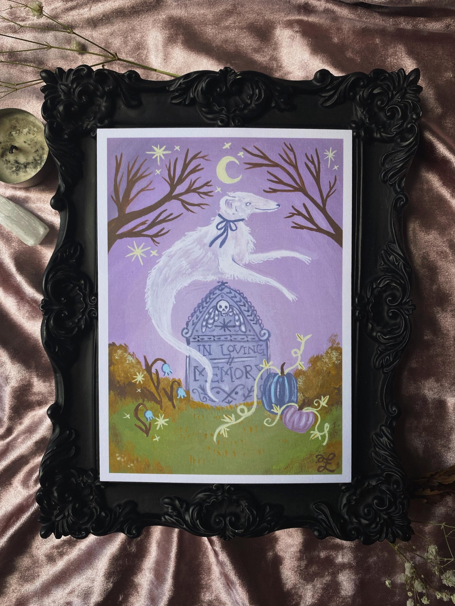Ghost Dog - 5x7 Art Print