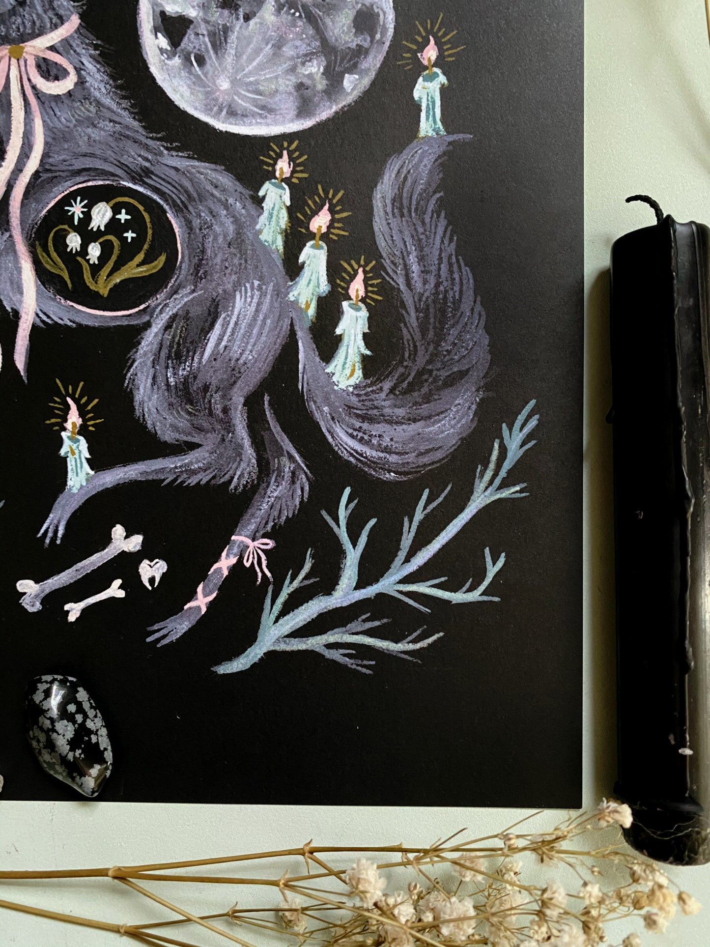 Wolf Moon - 8.5x11 Art Print