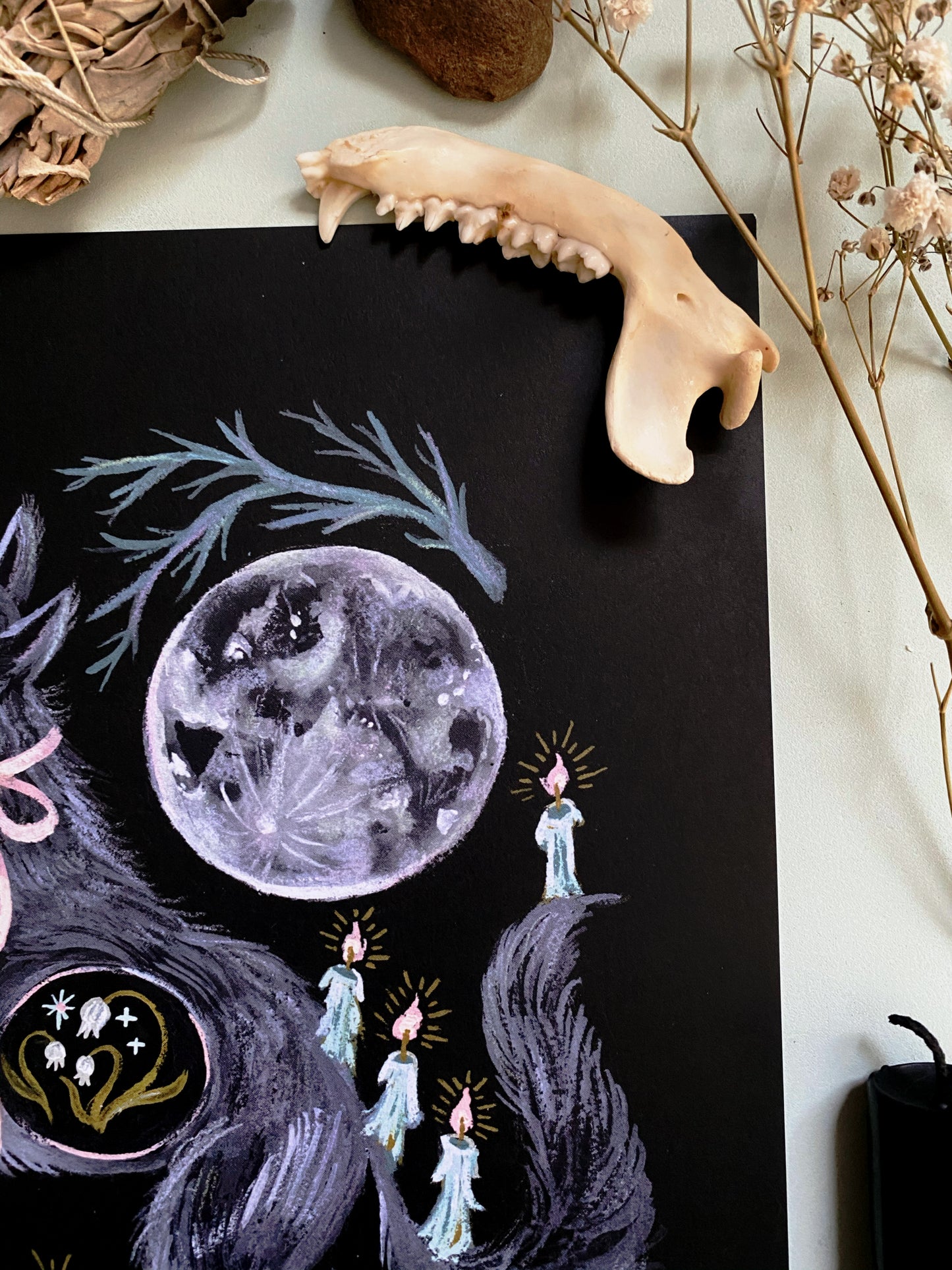 Wolf Moon - 8.5x11 Art Print