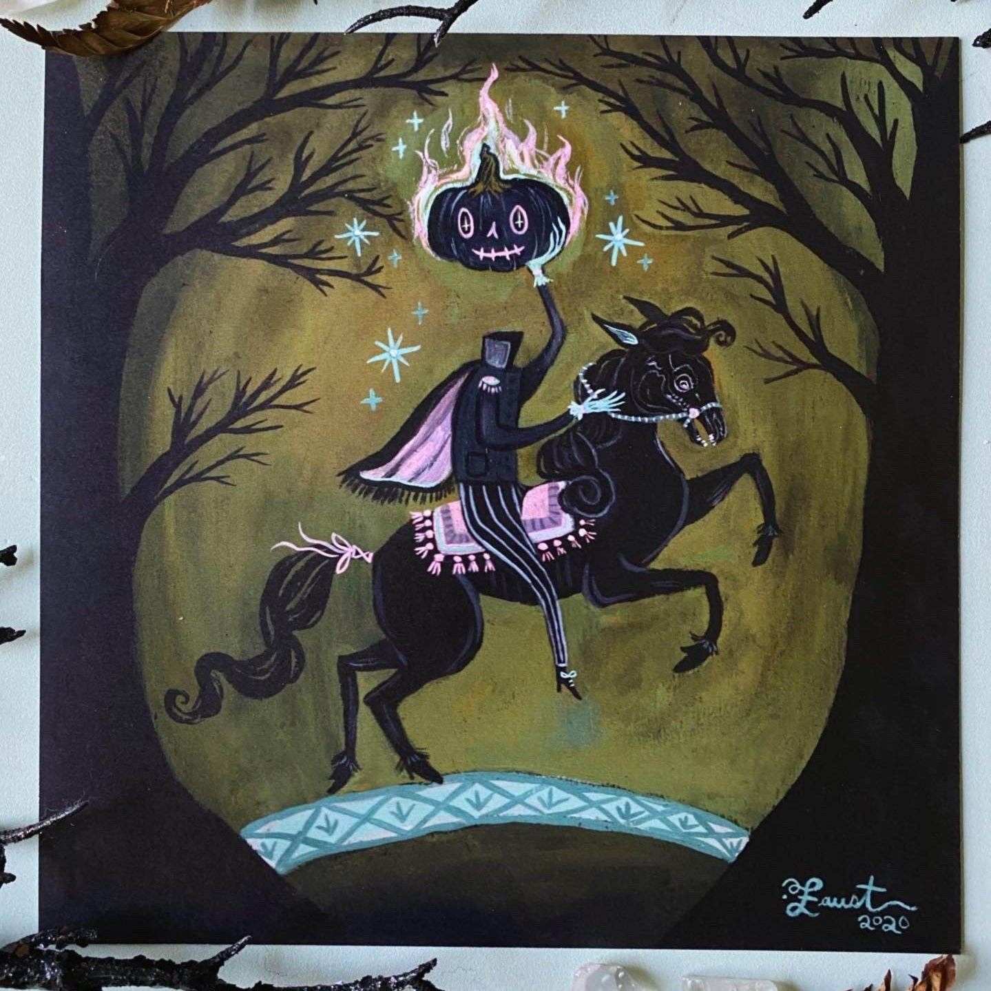 Headless Horseman - 8x8 Art Print