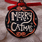 Merry Catmas in Dusty Tabby - Hand Painted Ornament