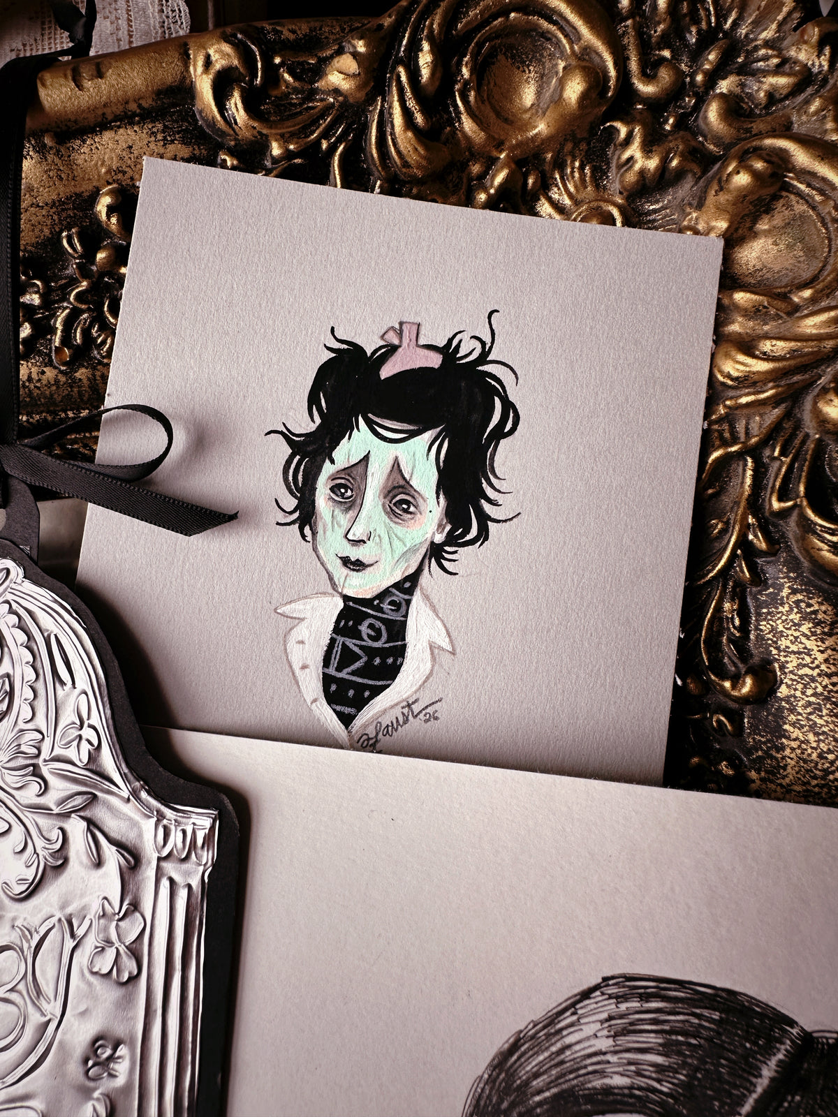 "This Should Do The Trick!" An Edward Scissorhands Portrait 🎃 Original Drawlloween Artwork