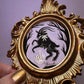 The Dance 🎃 Framed Mini Original Drawlloween Painting