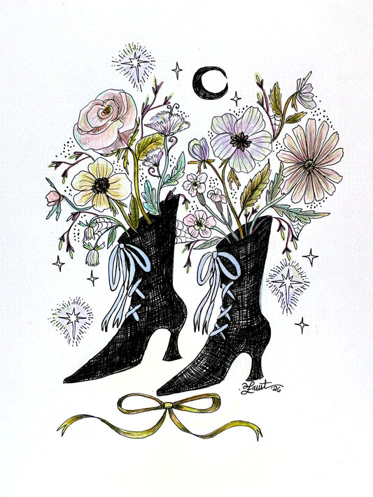 Garden Witch 🎃 Original Drawlloween Artwork