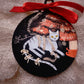 Merry Catmas in Dusty Tabby - Hand Painted Ornament