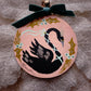 Black Swan Queen - Hand Painted Ornament