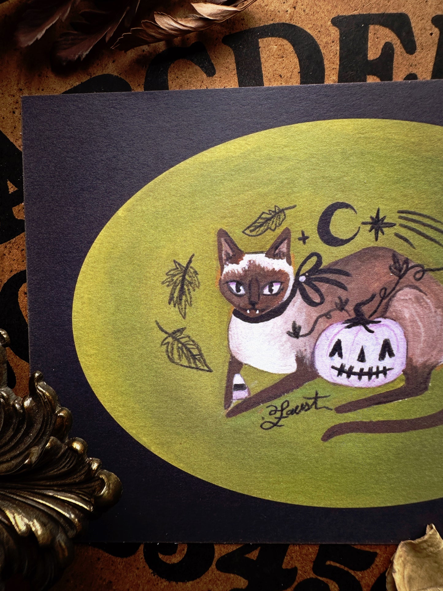 The Pumpkin Keeper 5x7 Art Print ✦ Prints for a Cause