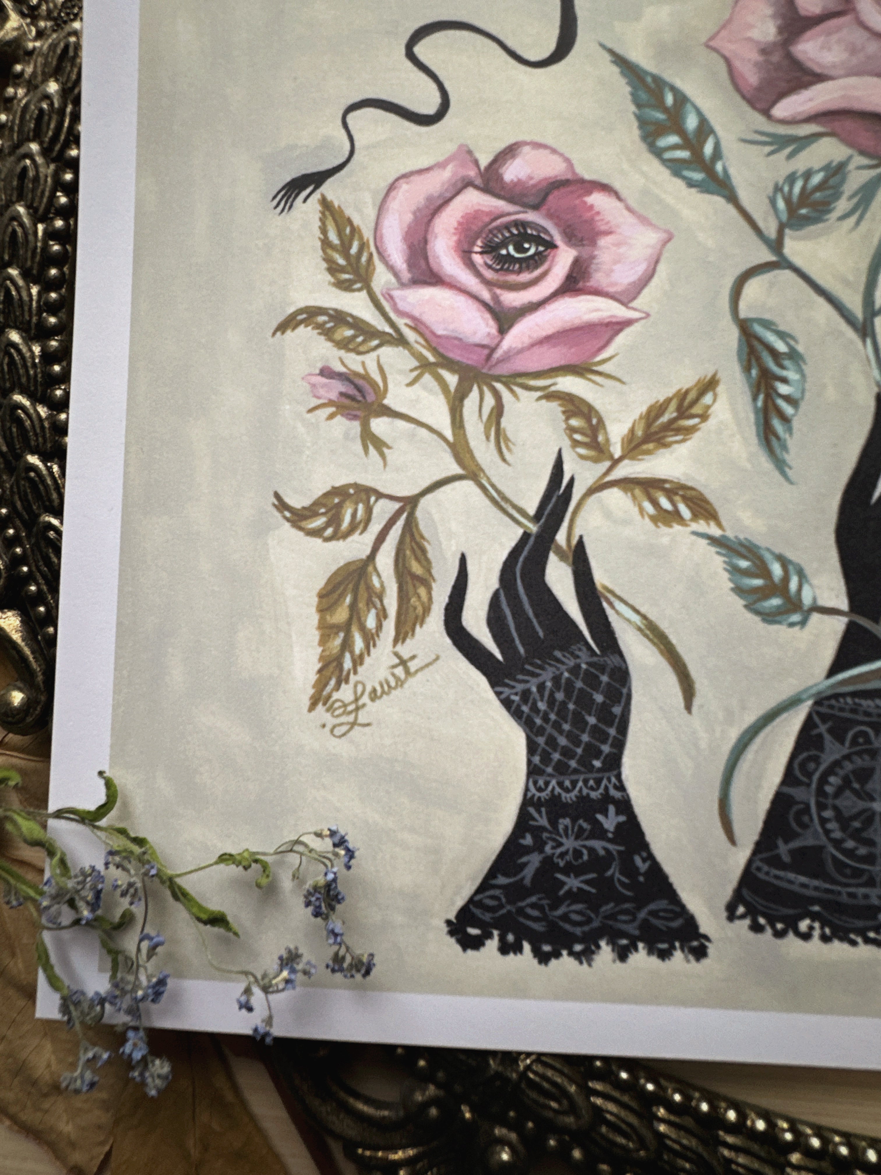 Rosy Retrospection ✦ 8.5x11 Art Print – Olivia Faust
