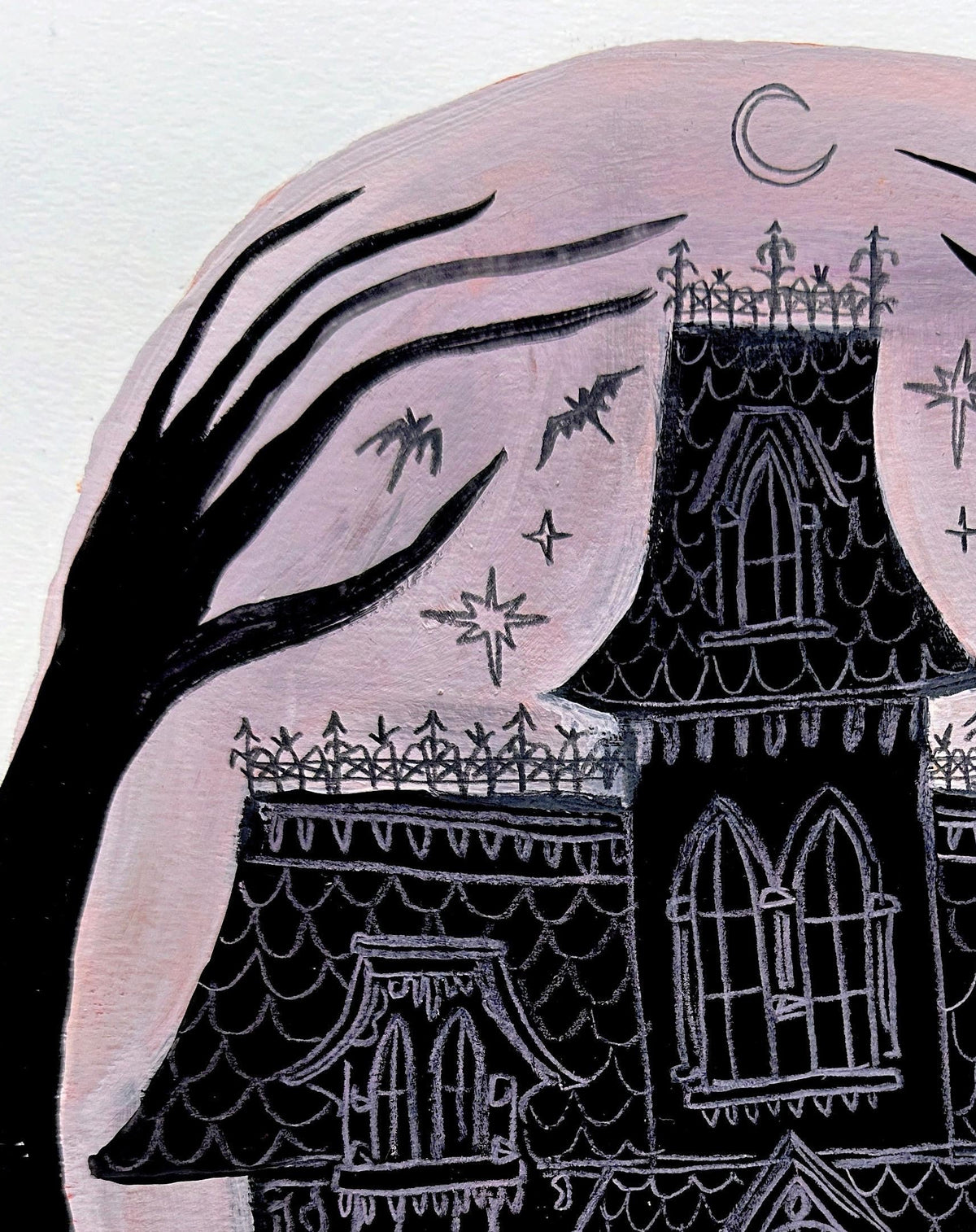 The Haunted Manor Calls to You 🎃 Original Drawlloween Artwork