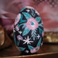 White Swan Hand-Painted Wooden Egg