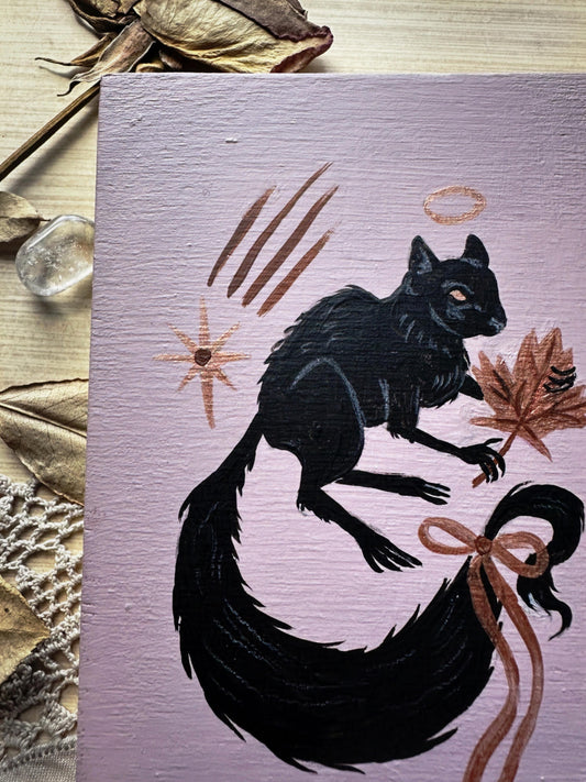 Spooky Omen🎃 Original Drawlloween Painting