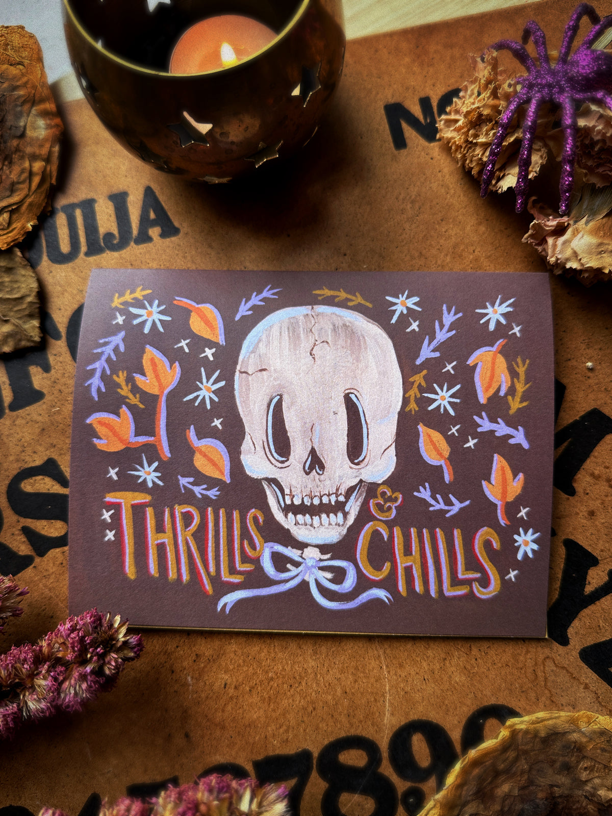 Thrills & Chills! ✦ Vintage Halloween Card