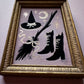 Witch! 🎃 Framed Mini Original Drawlloween Painting