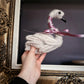 Felted White Swan Queen