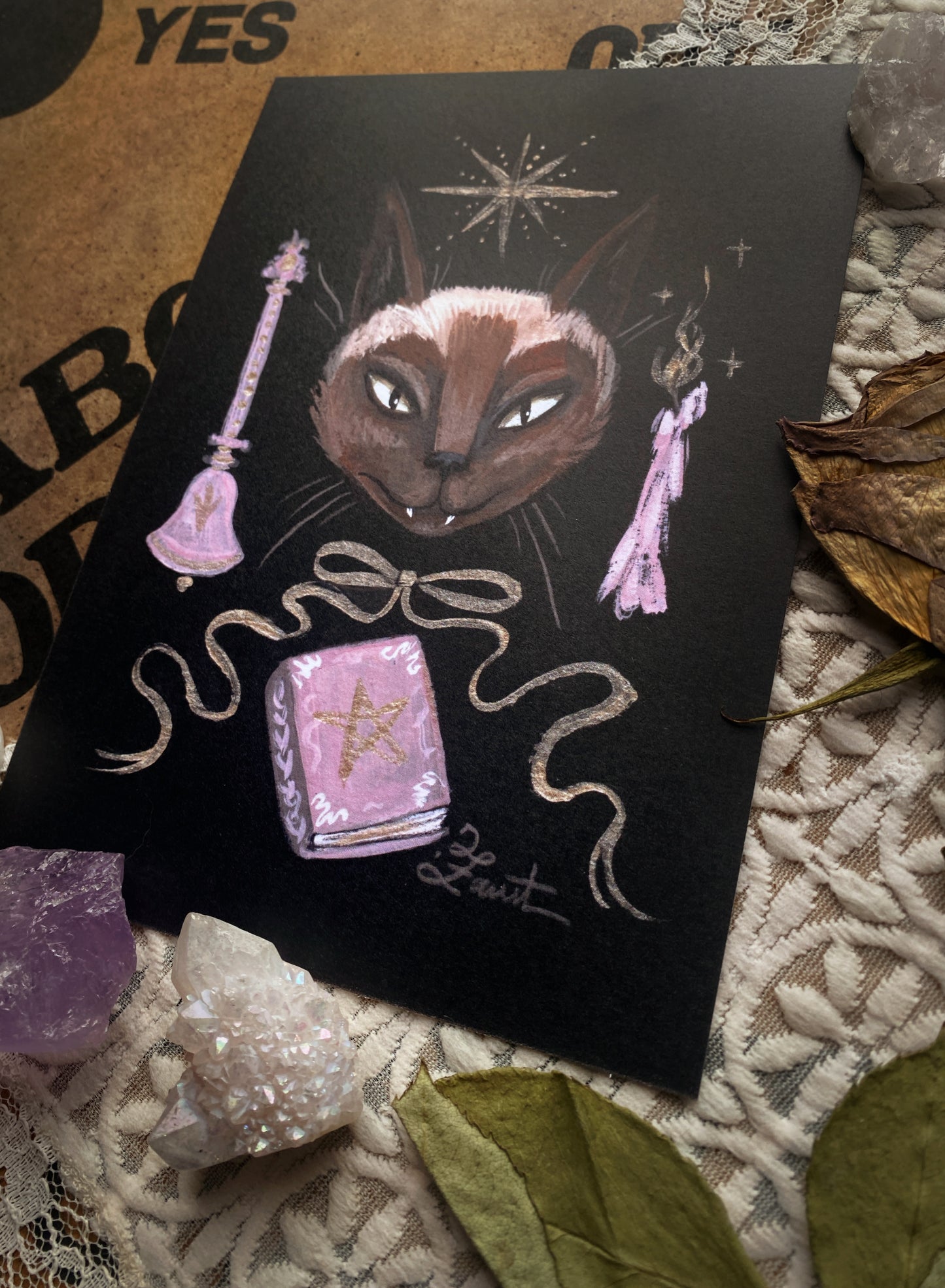 Bell, Book and Candle ✦ 5x7 Art Print ✦ Prints for a Cause