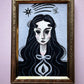 Dark Water 🎃 Framed Mini Original Drawlloween Painting