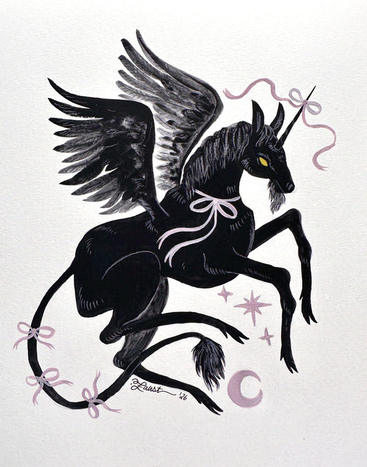The Pegacorn's Dance 🎃 Original Drawlloween Artwork