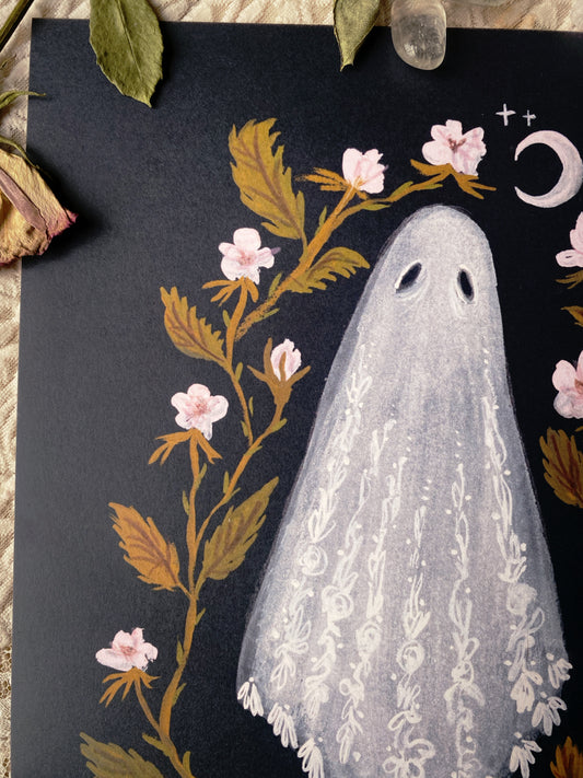 Lace Ghost - 8.5x11 Art Print