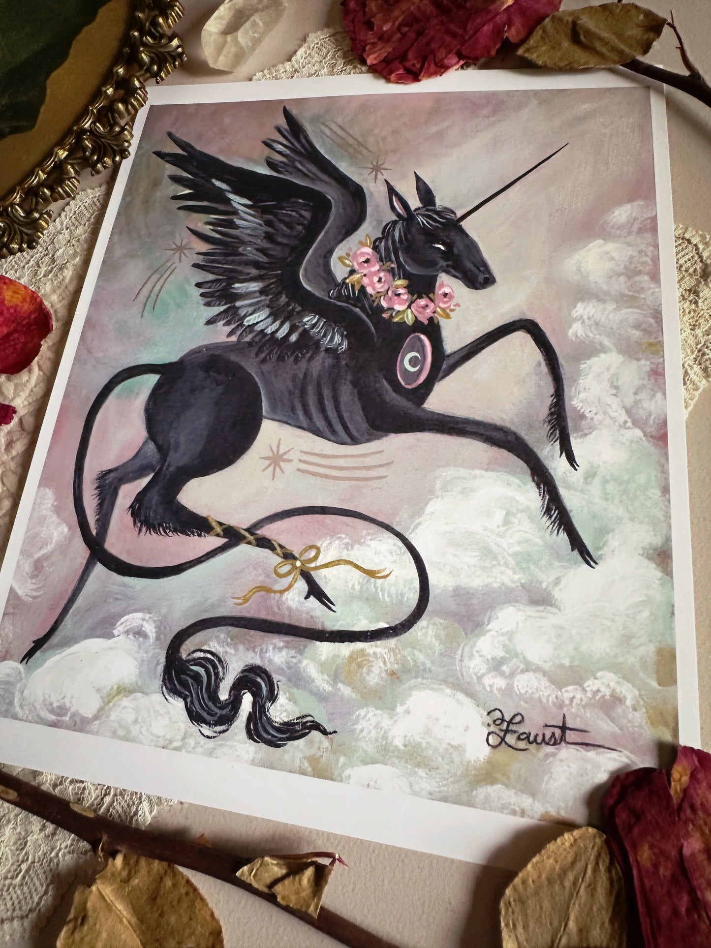 The Eternal Night Guardian ✦ 8.5x11 Art Print