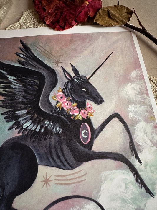The Eternal Night Guardian ✦ 8.5x11 Art Print