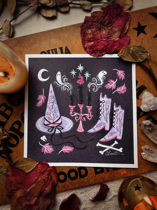 Lilac Witch ✦ 8x8 Art Print
