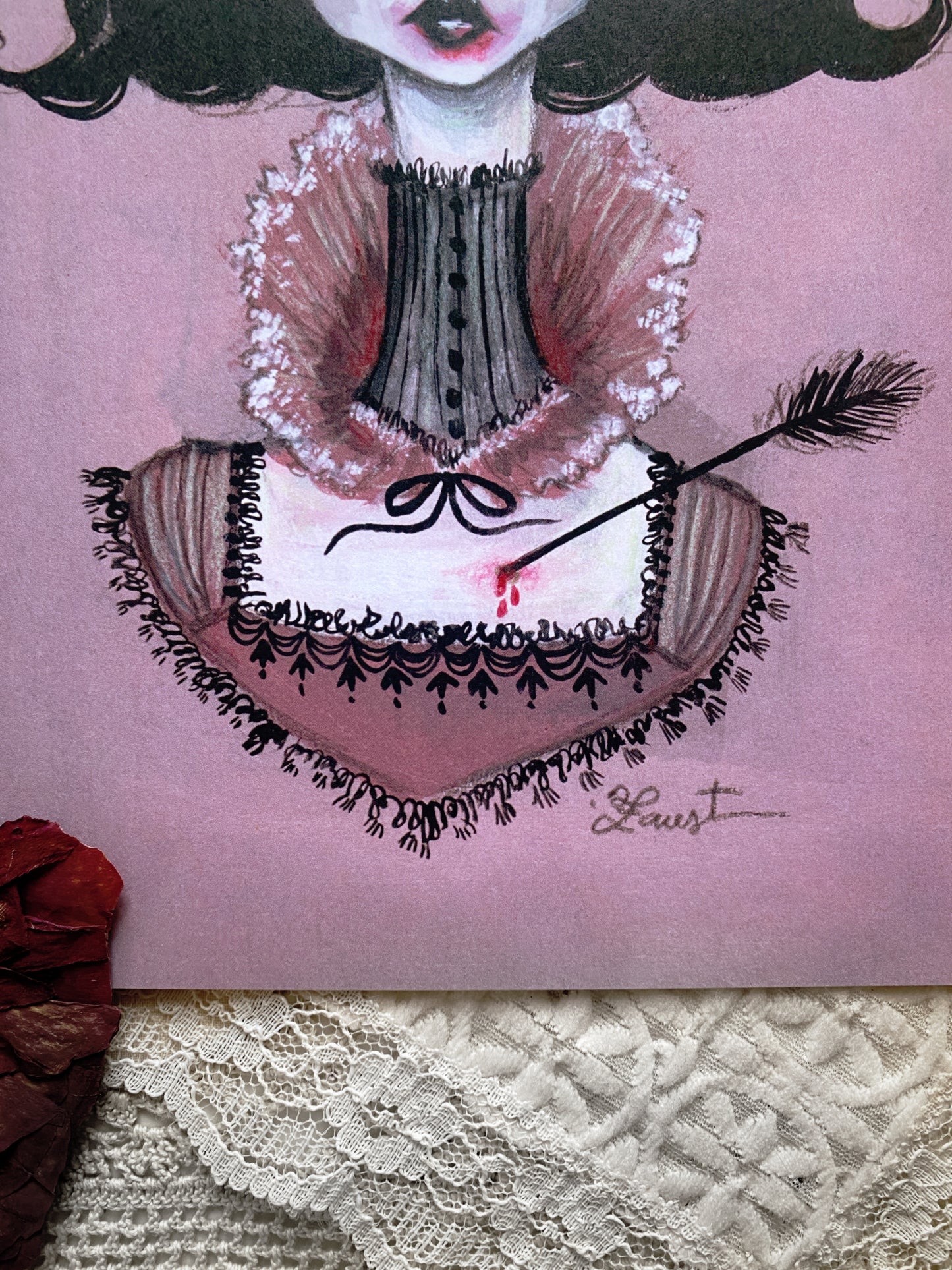 Cupid Countess - 8.5x11 Art Print