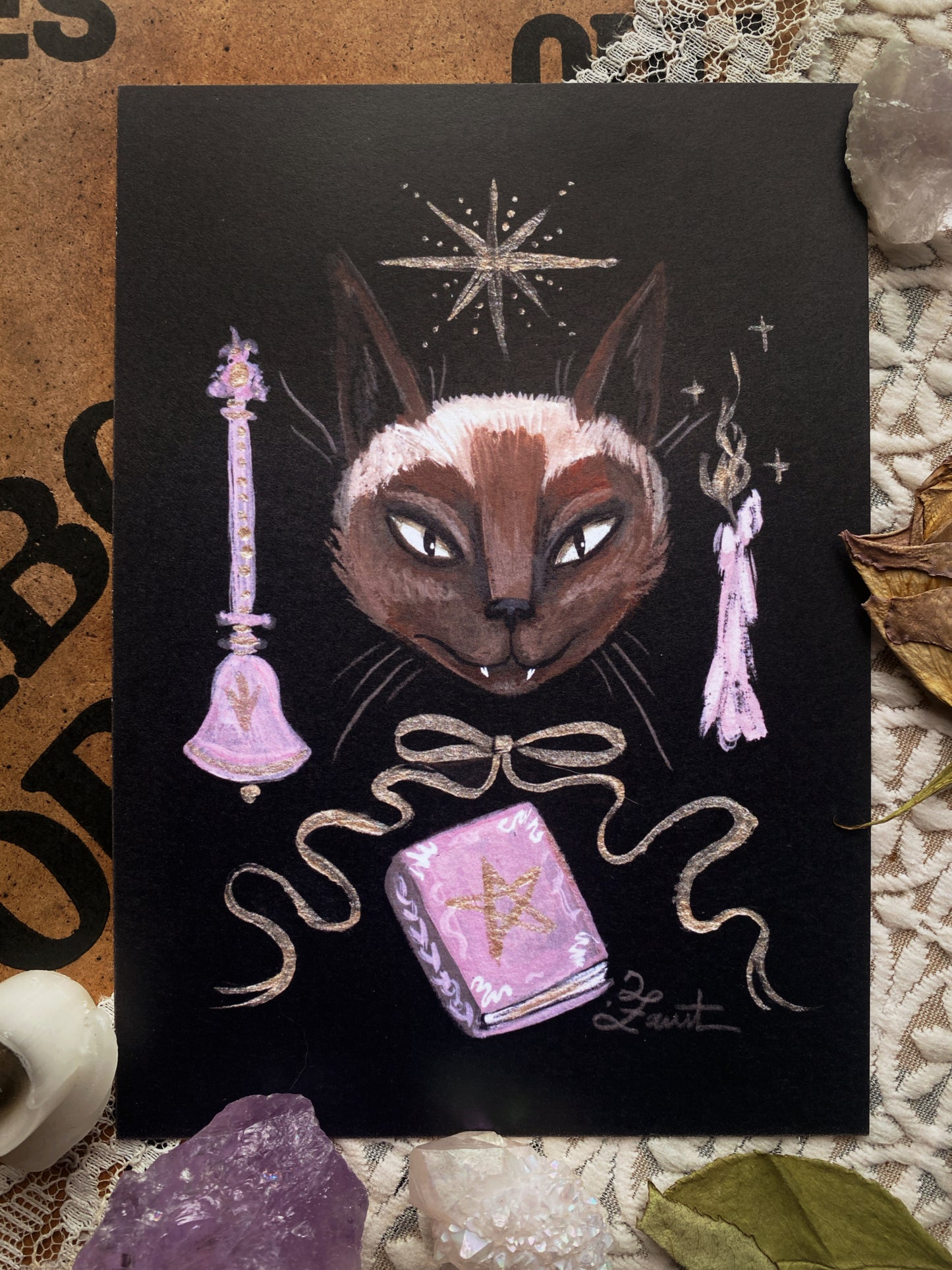 Bell, Book and Candle ✦ 5x7 Art Print ✦ Prints for a Cause