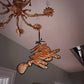 Copper Phillip on a Broom ✦ Hand Embossed Foil Decoration