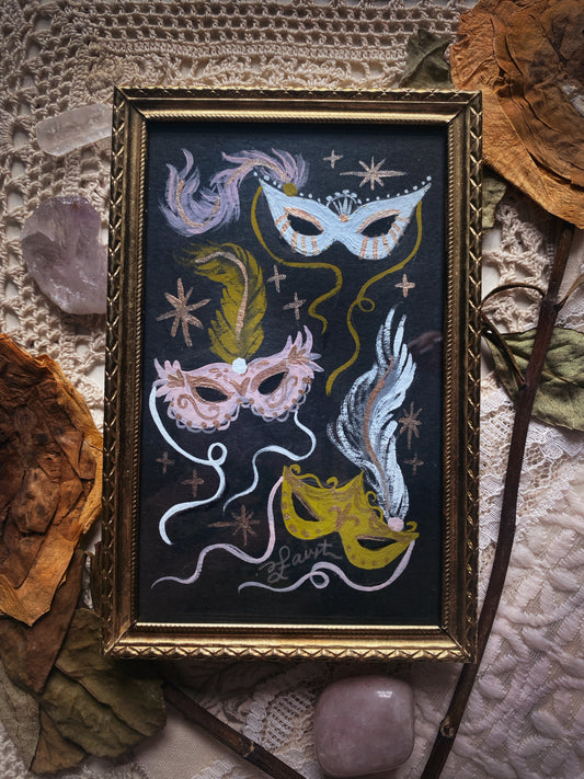 Costume Party - Framed Original Painting